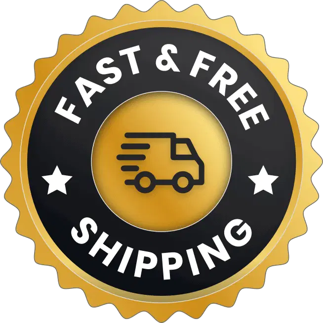 Fast and free shipping